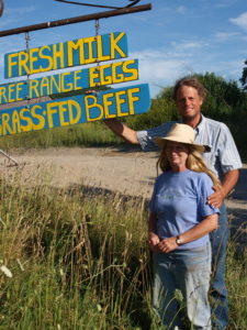 Adirondack Grazers Richard and Cynthia Larson operate a grass-fed beef operation located in Wells, Vermont. 