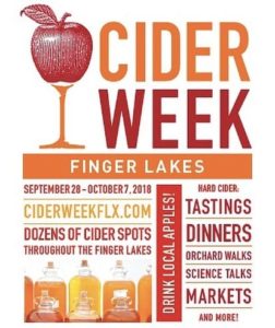 Finger Lakes Cider Week Poster
