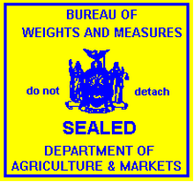 Weights and Measures seal