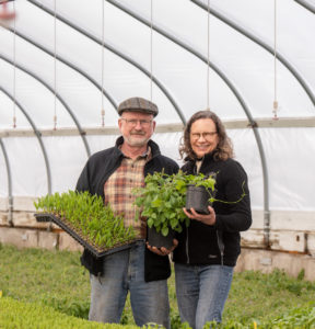 Rick and Laura Pedersen greenhouse photo