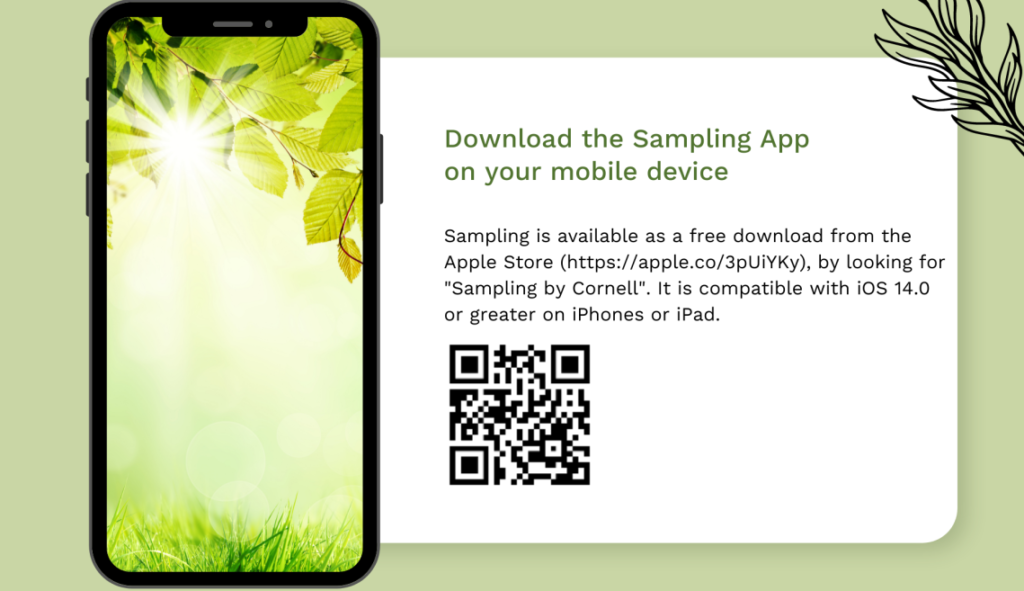 cornell sampling app qr code