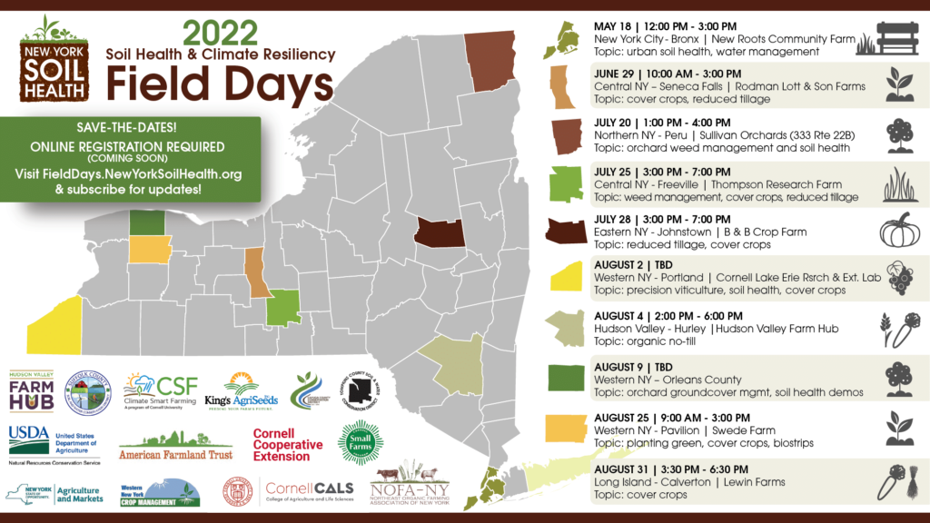 SFQ 2022 Soil Field Days Map