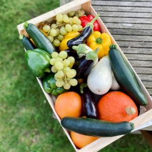 farm fruit vegetable box harvest unsplash