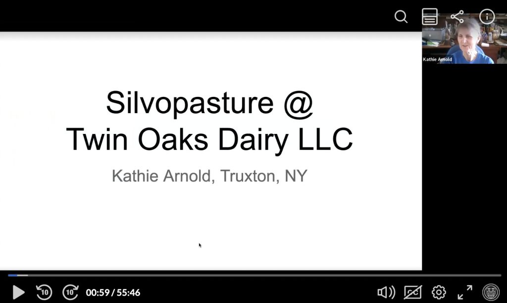 Organic Dairy Silvopasture Planting Cover
